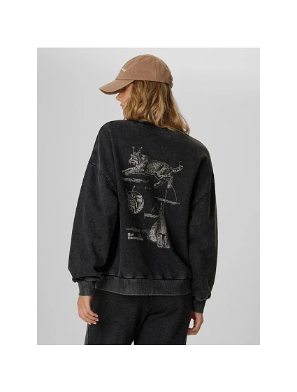 Dámská volná mikina s potiskem model 22369612 - 4F
