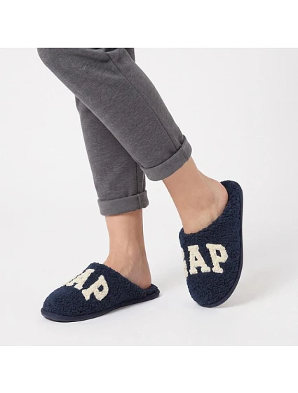 dámské pantofle zateplené, tmavě modré model 22369751 dámské pantofle zateplené, tmavě modré model 22369751