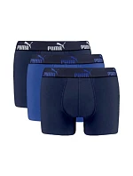 Puma boxerky, pánské spodky Boxershorts, balení po 3 kusech, modré, tmavě modré