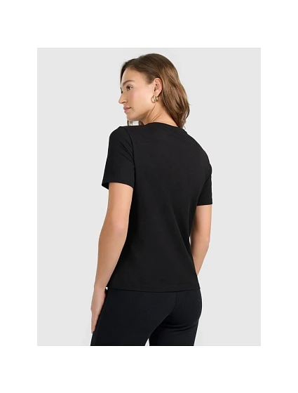 Dámské jednobarevné tričko s střihem model 22390332 - 4F