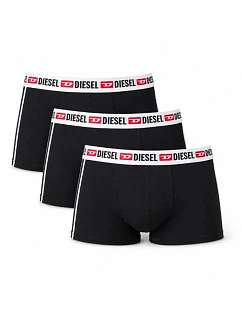 Diesel – pánské boxerky Men Shawn, 3 ks v balení, černé, módní, bavlněné