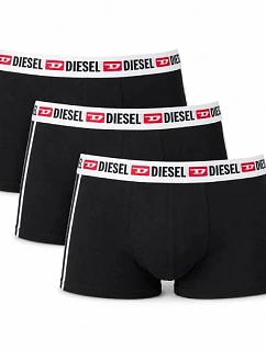 Diesel – pánské boxerky Men Shawn, 3 ks v balení, černé, módní, bavlněné
