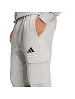 Pánské kalhoty adidas Essentials Feelcozy Cargo, světle šedé, JE3823 Pánské kalhoty adidas Essentials Feelcozy Cargo, světle šedé, JE3823