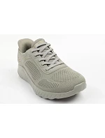 Dámské sportovní boty Skechers Bobs Squad, nazouvací SLIP-INS, olivové Dámské sportovní boty Skechers Bobs Squad, nazouvací SLIP-INS, olivové