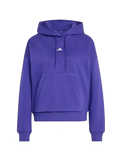 Dámska mikina adidas Essentials Small Logo Feel Cozy Hoodie, fialová, KF8402