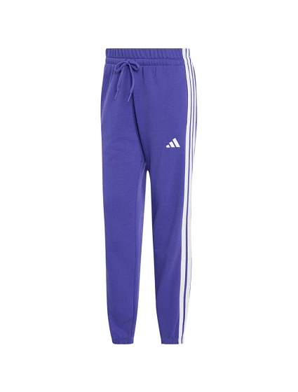 Dámske nohavice adidas Essentials 3-Stripes French Terry Cuffed fialové KF8340