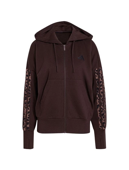Dámská mikina Essentials Animal Print 3Stripes FullZip model 22546188 - ADIDAS Dámská mikina Essentials Animal Print 3Stripes FullZip model 22546188 - ADIDAS