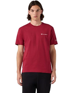 Koszulka męska Champion SS Tee czerwona 221798 RS508 pánské