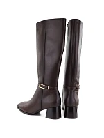 Skórzane damskie na brązowe Sergio model 22553956 - LEONE Skórzane damskie na brązowe Sergio model 22553956 - LEONE