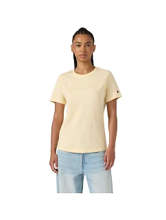 Koszulka damska Champion Short Sleeve żółta 119125 YS175
