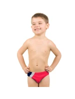 Plavky Aqua-speed Bartek červené, tmavomodré, biele 64 402