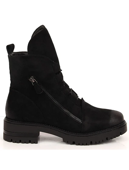 Potocki W WOL94A zateplené boty na zip černé Potocki W WOL94A zateplené boty na zip černé