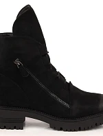 Potocki W WOL94A zateplené boty na zip černé