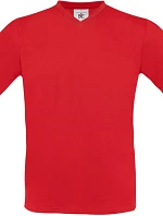 B&C Exact V-Neck Tričko s výstřihem do V 01.0006 red