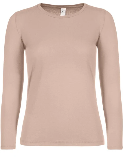 B&C #E150 LSL /women Dámske tričko s dlhým rukávom 01.006T millennial pink