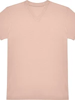 B&C #E150 V Tričko s výstřihem do V 01.013T soft rose