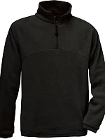 B&C Highlander + Fleecová mikina s 1/4 zipem 01.0704 black