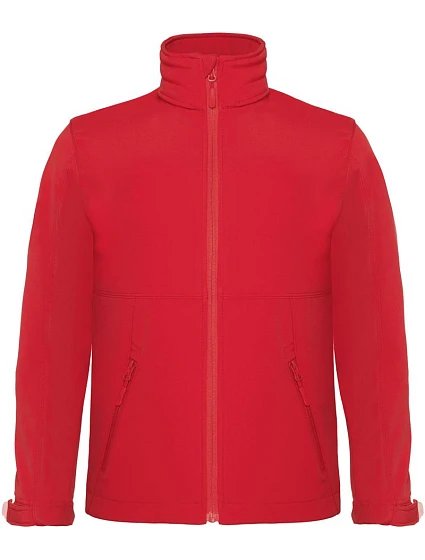 B&C Hooded Softshell /kids Dětská 3-vrstvá softshellová bunda 01.0969 red B&C Hooded Softshell /kids Dětská 3-vrstvá softshellová bunda 01.0969 red