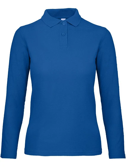 B&C ID.001 LSL /women Dámské piqué polo s dlouhým rukávem model 22421662 royal blue B&C ID.001 LSL /women Dámské piqué polo s dlouhým rukávem model 22421662 royal blue