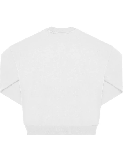 B&C Crew Těžká oversize unisex mikina white model 22445500