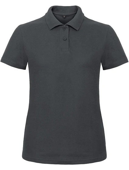B&C ID.001 /women Dámske piqué polo 01.ID10 antracit B&C ID.001 /women Dámske piqué polo 01.ID10 antracit