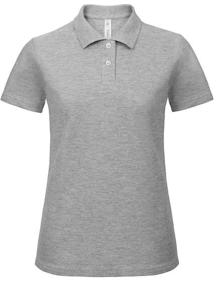 B&C ID.001 /women Dámske polo tričko z piké 01.ID10, melírovaná šedá B&C ID.001 /women Dámske polo tričko z piké 01.ID10, melírovaná šedá