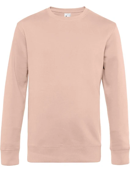 B&C KING Crew Neck_° Pánská mikina 01.U01K soft rose B&C KING Crew Neck_° Pánská mikina 01.U01K soft rose