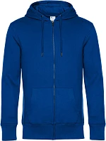 B&C KING Zipped Hood_° Pánska mikina s kapucňou 01.U03K royal