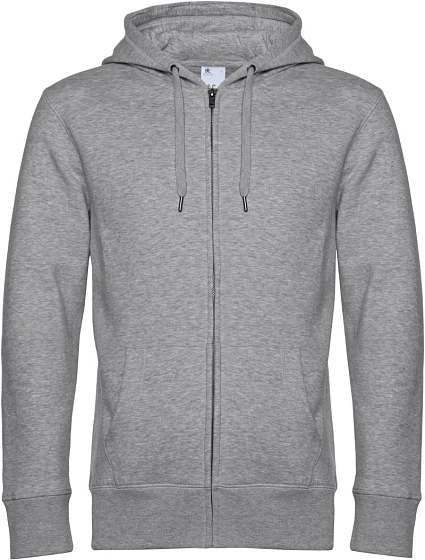 B&C KING Zipped Hood_° Pánska mikina s kapucňou 01.U03K heather grey B&C KING Zipped Hood_° Pánska mikina s kapucňou 01.U03K heather grey
