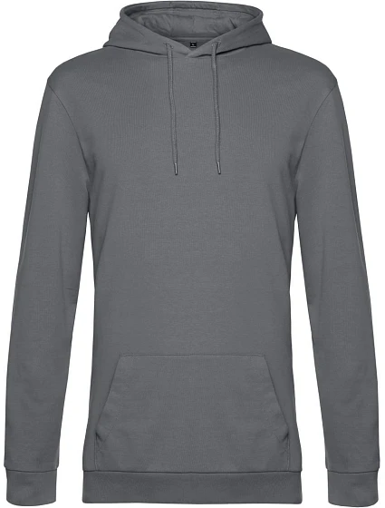 B&C #Hoodie Pánska mikina s kapucňou 01.U03W slonová šedá