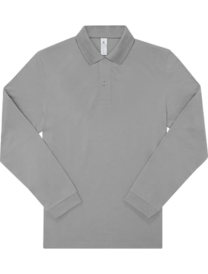 B&C My Polo 210 LSL Polo s dlhým rukávom z hrubej bavlny 01.U427 športová šedá B&C My Polo 210 LSL Polo s dlhým rukávom z hrubej bavlny 01.U427 športová šedá