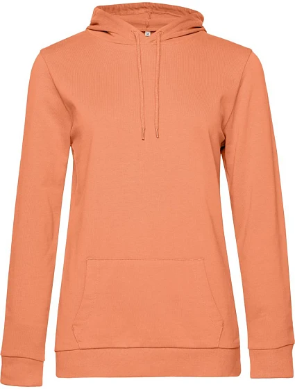 B&C #Hoodie /women Dámska mikina s kapucňou 01.W04W melónovo oranžová