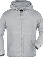 Daiber JN 59K Dětská mikina s kapucí 02.059K grey heather