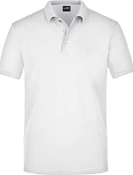 Daiber JN 708 Pánske polo tričko z pima piqué 02.0708 biele