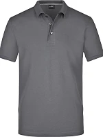 Daiber JN 708 Pánske polo tričko z pima piqué 02.0708 carbon