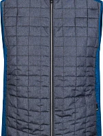 Daiber JN 740 Pánska pletená hybridná vesta 02.0740 royal melange/anthracite melange