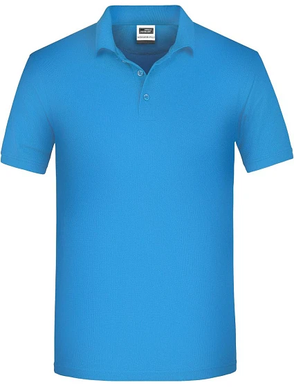 Daiber JN 874 Pánske pracovné polo z bio piqué 02.0874 aqua Daiber JN 874 Pánske pracovné polo z bio piqué 02.0874 aqua