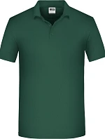 Daiber JN 874 Pánske pracovné polo z bio piqué 02.0874 tmavozelené