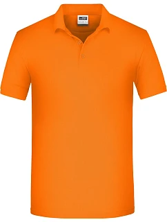 Daiber JN 874 Pánske pracovné polo tričko z bio piqué 02.0874 oranžové