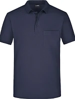 Daiber JN 922 Polo s piké vzorom a náprsným vreckom 02.0922 tmavomodrá