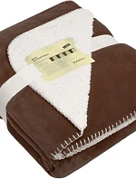 Daiber JN 955 Velurová deka 02.0955 brown/natural
