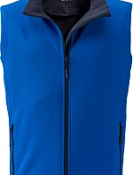 Daiber JN 1128 Pánska dvojvrstvová promo softshellová vesta 02.1128 nautic blue/navy