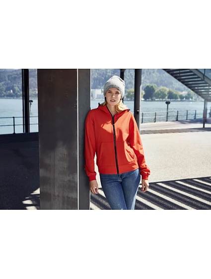 JN Dámská 2vrstvá softshellová bunda s kapucí 02. navy/navy model 22530559 - Daiber
