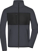 Daiber JN 1312 Pánska fleecová bunda 02.1312 carbon/black