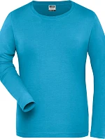 Daiber JN 1803 Dámské pracovní elast. tričko - Solid 02.1803 turquoise