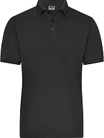 Daiber JN 1806 Pánské pracovní elastické bio polo - Solid 02.1806 black