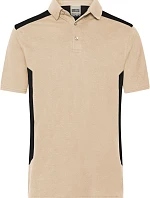 Daiber JN 1826 Pánske pracovné polo z piké „Strong“ 02.1826 stone/black
