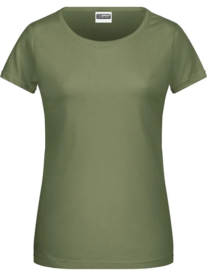 Daiber 8007 Dámske tričko z bio bavlny 02.8007 khaki