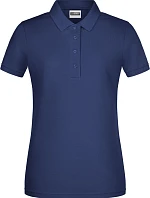 Daiber 8009 Dámske polo tričko z bio bavlny 02.8009 tmavomodré