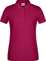 Daiber 8009 Dámske polo tričko z bio bavlny 02.8009 wine